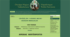 Desktop Screenshot of omvk-nograd.hu